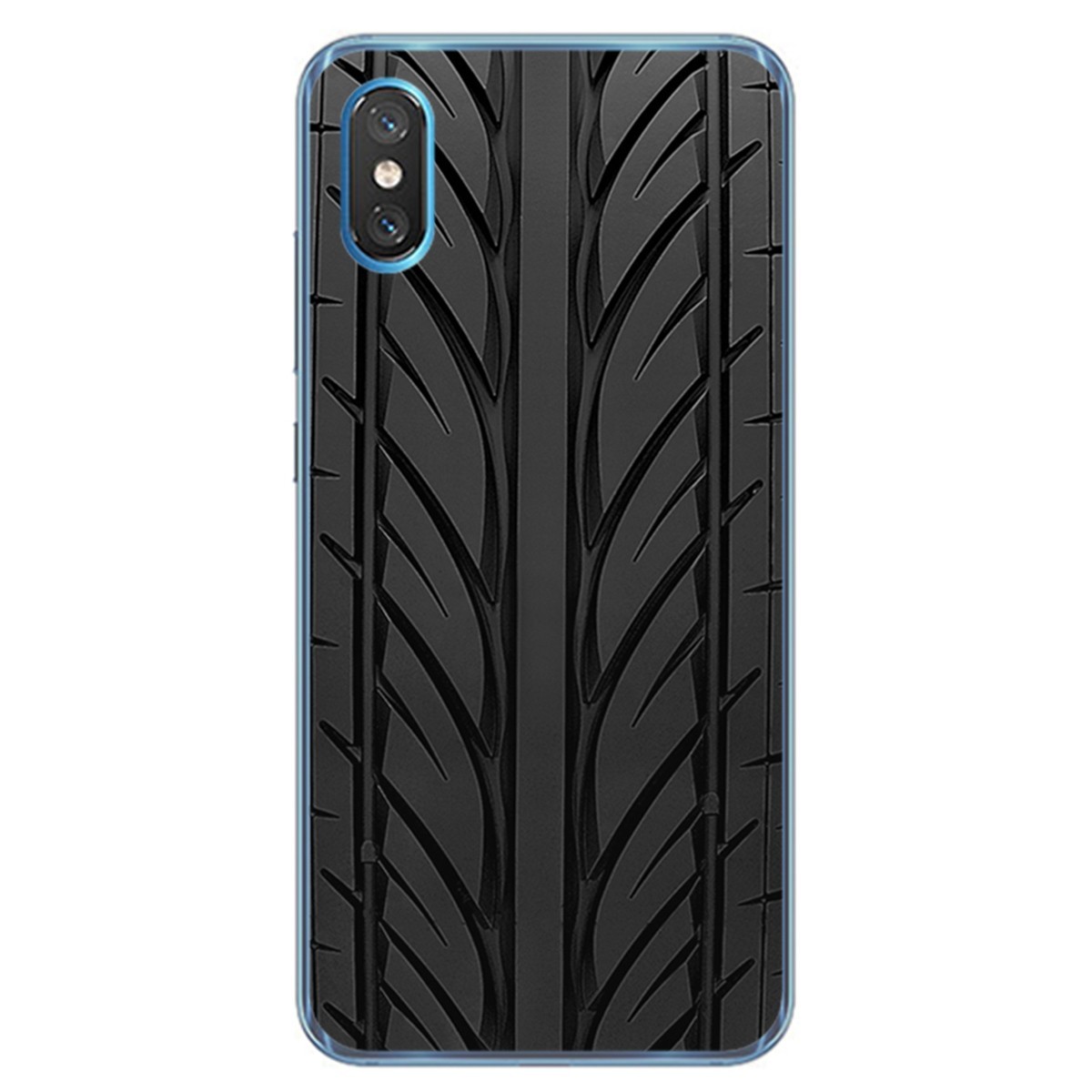 Funda Gel Tpu para Xiaomi Mi 8 Pro diseño Neumatico Dibujos