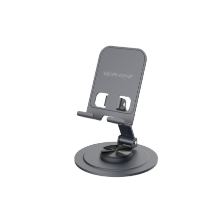 Soporte de Escritorio Metálico Wephone WC08 – Base Giratoria 360°,Plegable y Antideslizante,Bronce