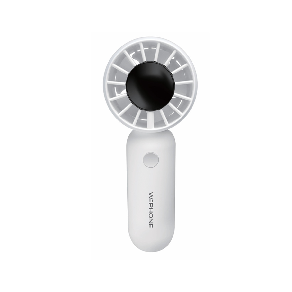 Mini Ventilador de Mano Portátil Wephone WN01 – Blanco con 3 Niveles,Batería de 500mAh y Ultra Ligero (71g)