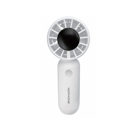 Mini Ventilador de Mano Portátil Wephone WN01 – Blanco con 3 Niveles,Batería de 500mAh y Ultra Ligero (71g)