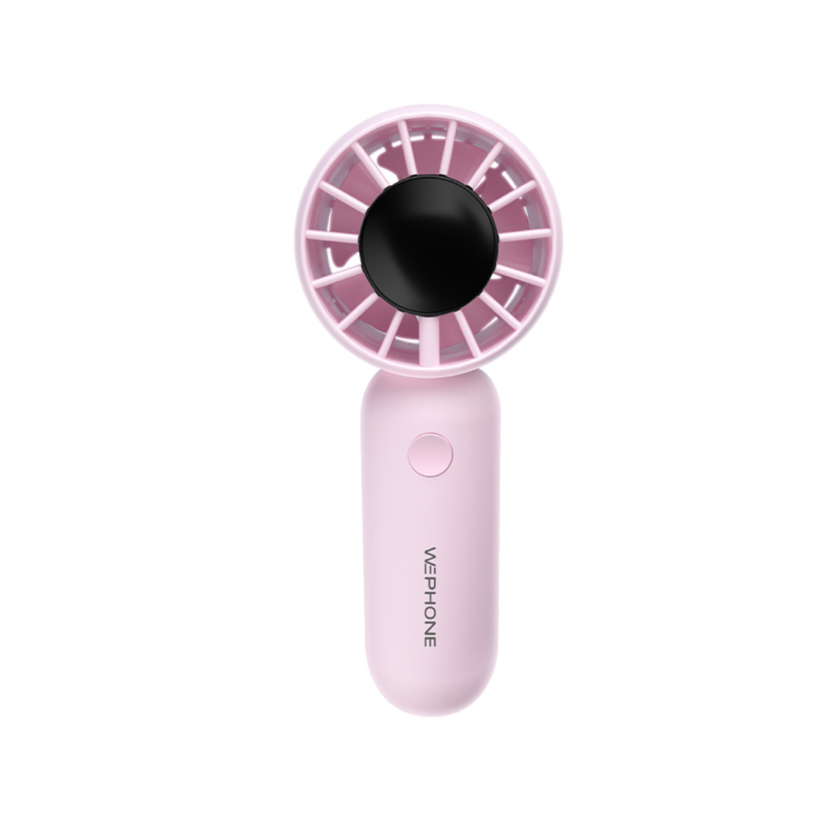 Mini Ventilador de Mano Portátil Wephone WN01 – Rosa con 3 Niveles,Batería de 500mAh y Ultra Ligero (71g)