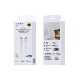 Cable de Carga Rápida Wephone WD07 USB-C a USB-C – PD 60W... 2