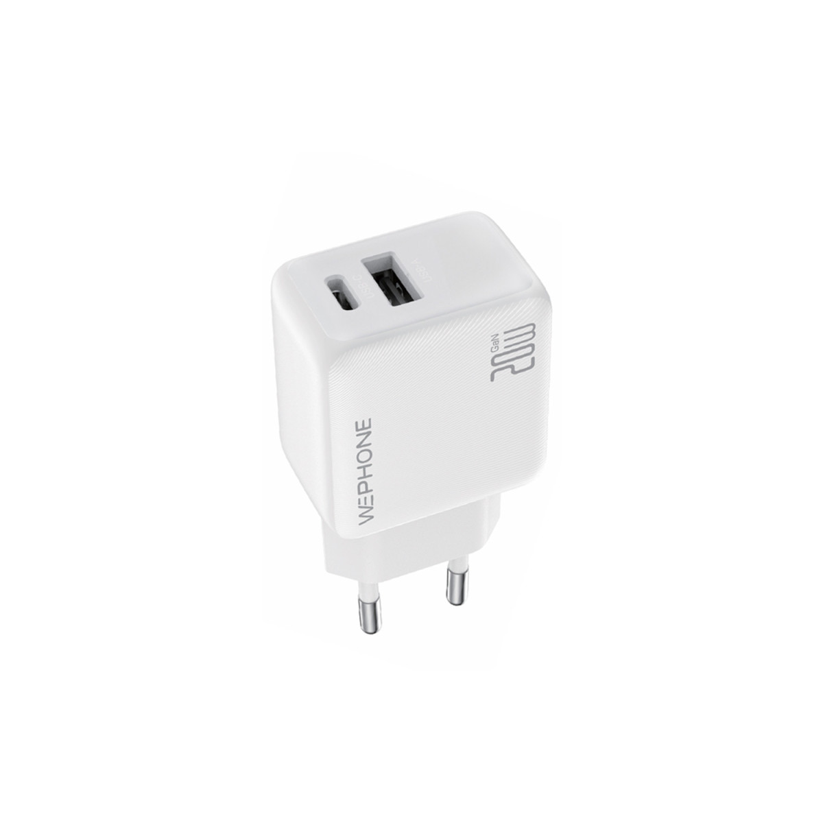 Cargador de Pared Wephone WA07 GaN 20W Dual –...