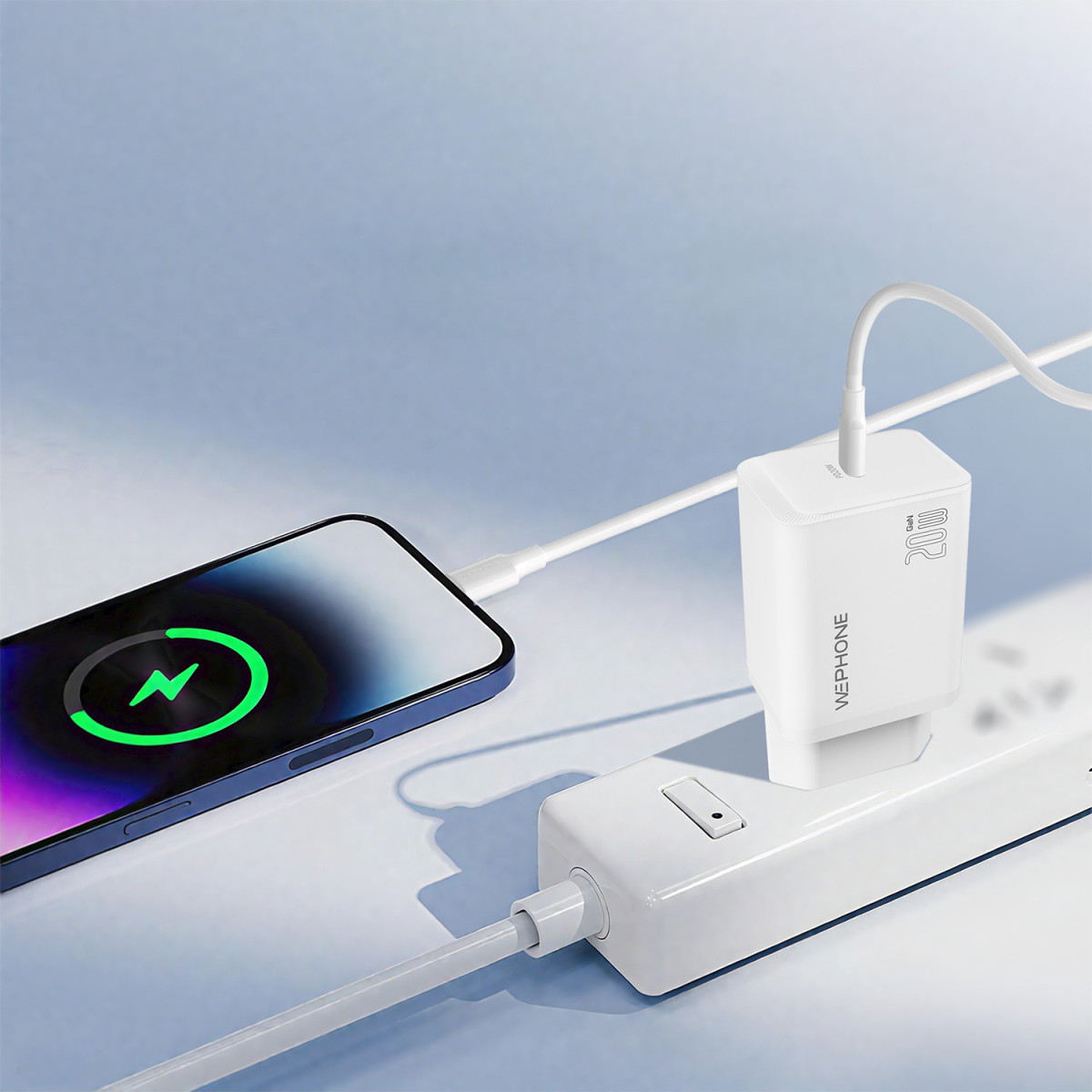 Cargador de 20W + Cable USB-C a USB-C (1m) - WA20