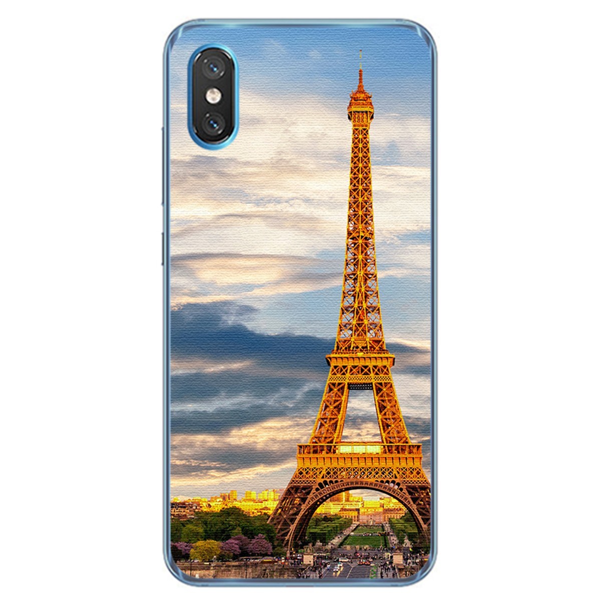 Funda Gel Tpu para Xiaomi Mi 8 Pro diseño Paris Dibujos