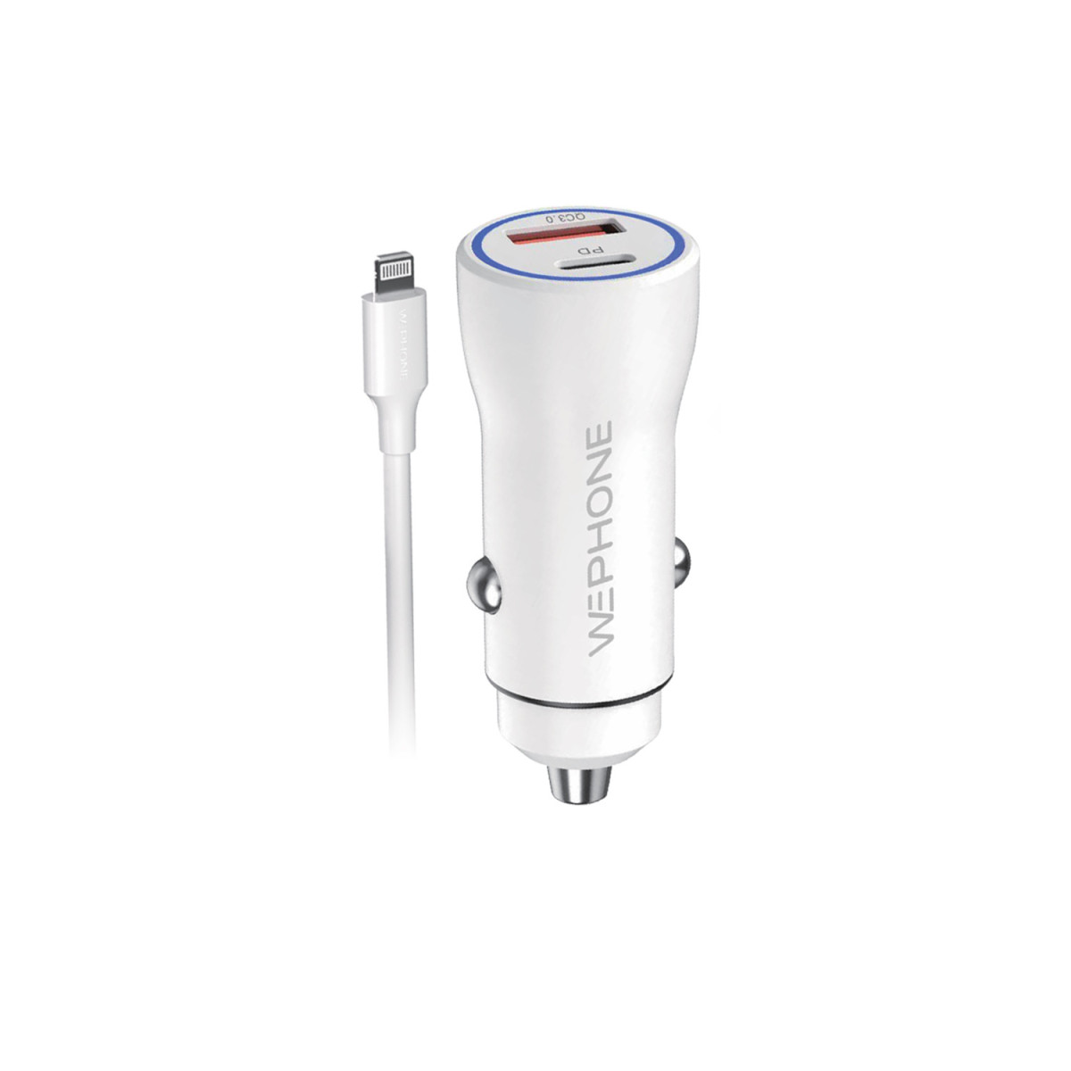 Kit Cargador de Coche Wephone WB03 Dual 38W +...