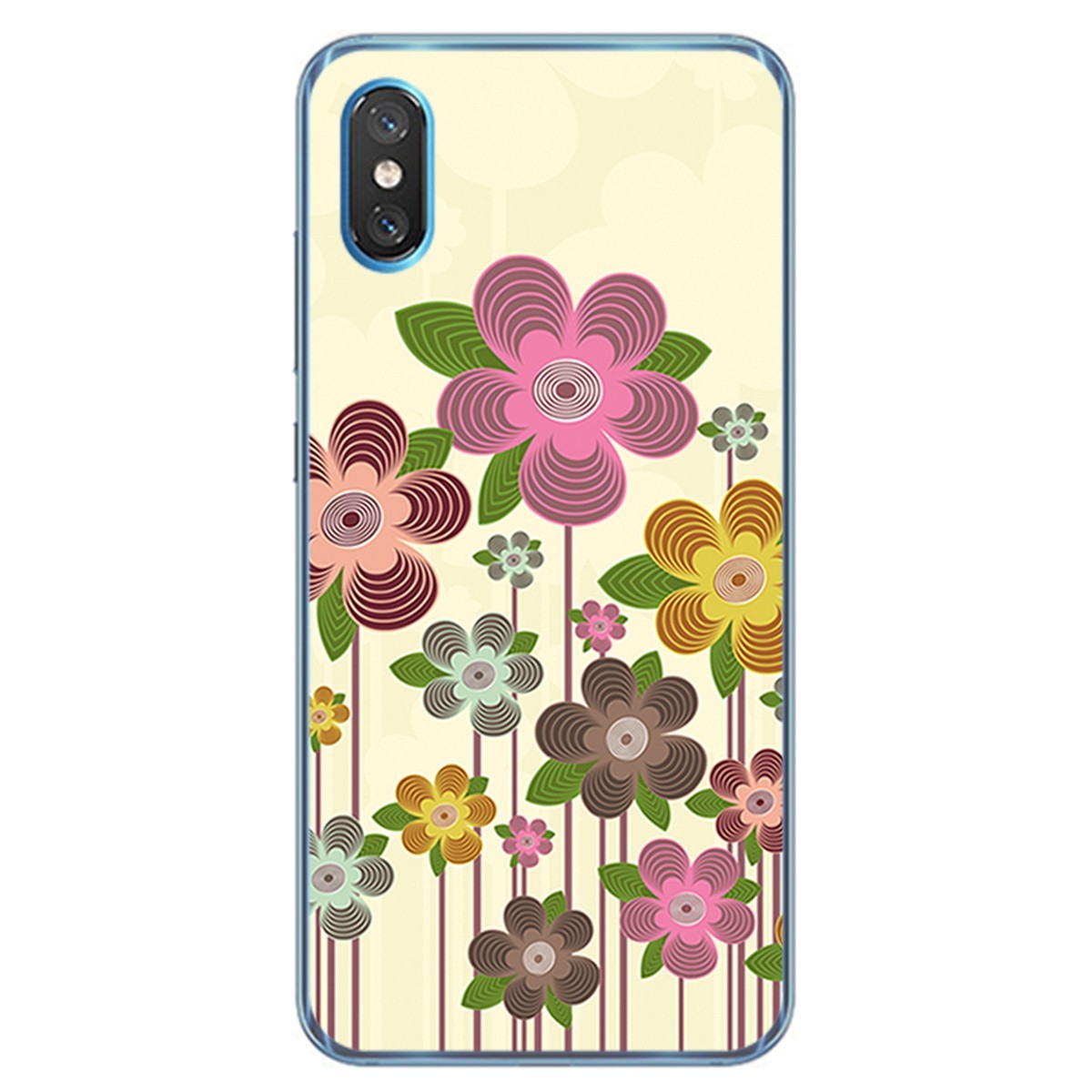 Funda Gel Tpu para Xiaomi Mi 8 Pro diseño Primavera En Flor Dibujos