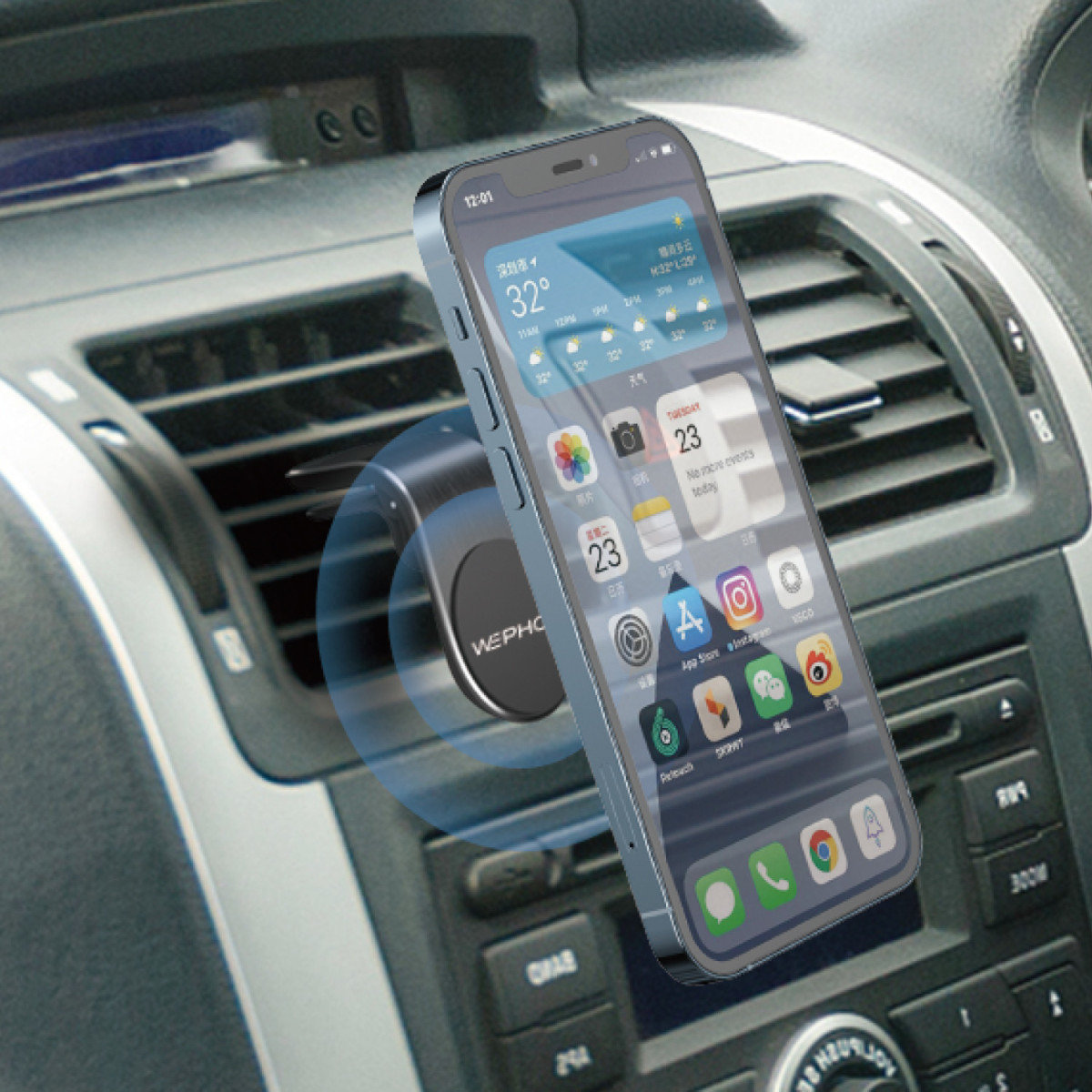Soporte Magnético para Coche Wephone WC01 –...