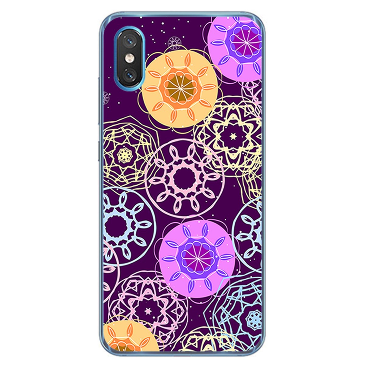 Funda Gel Tpu para Xiaomi Mi 8 Pro diseño Radial Dibujos
