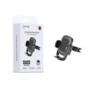 Soporte de Móvil Wephone WC20 para Rejilla Circular – Ajustable,Acolchado,Rotación 360°,Negro