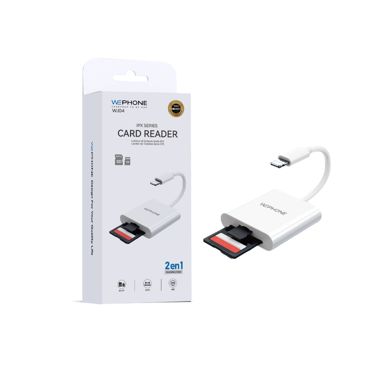 Lector de Tarjetas Wephone WJ04 – Conector...
