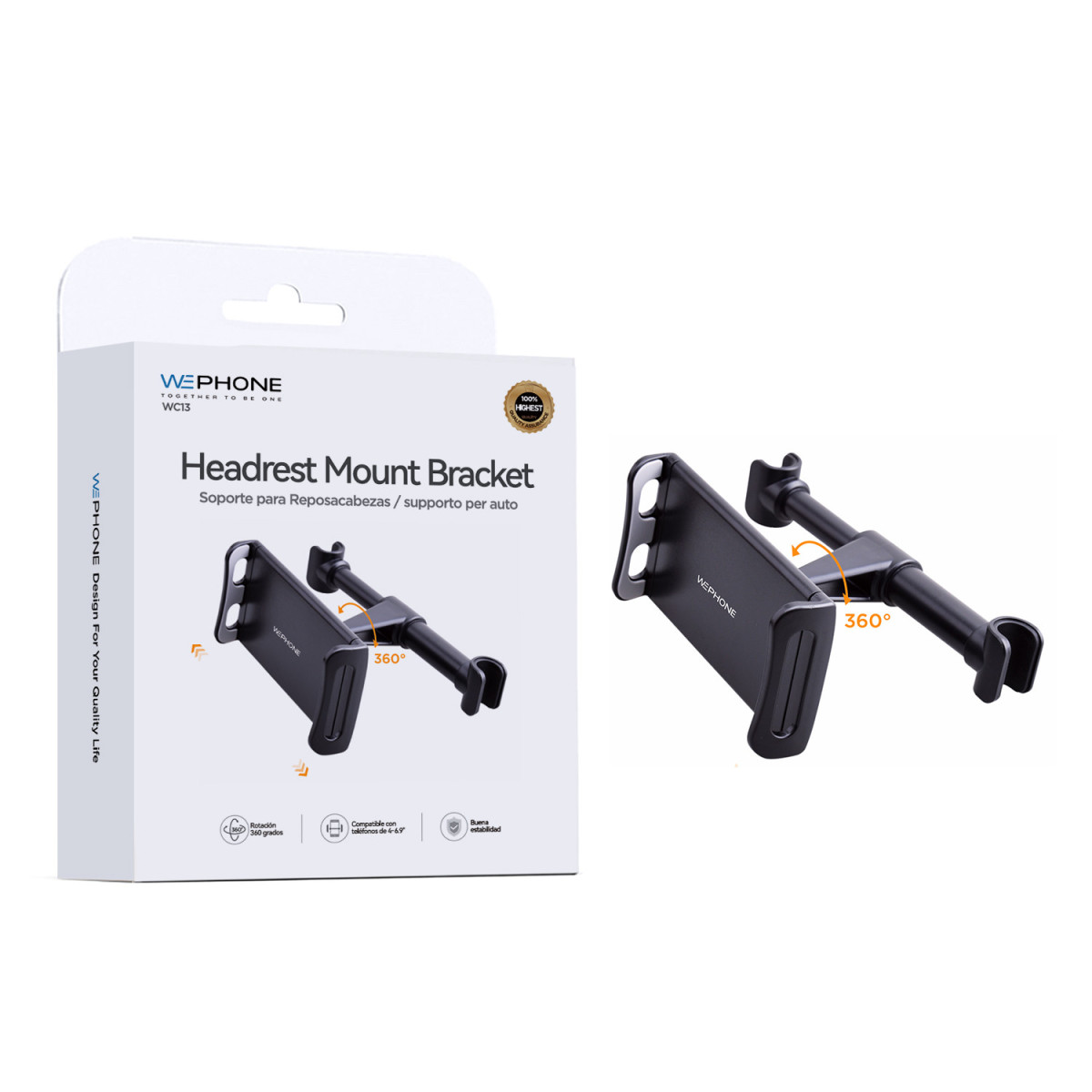 Soporte para Reposacabezas de Coche Wephone...
