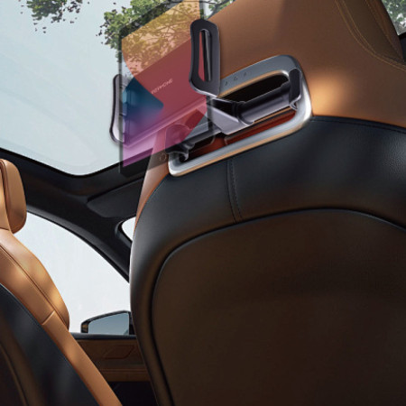 Soporte para Reposacabezas de Coche Wephone WC13 – Rotación 360°,Universal para Tablets y Móviles,Negro
