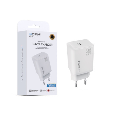 Cargador de 30W - Carga Ultra Rápida USB-C Power Delivery - WA22