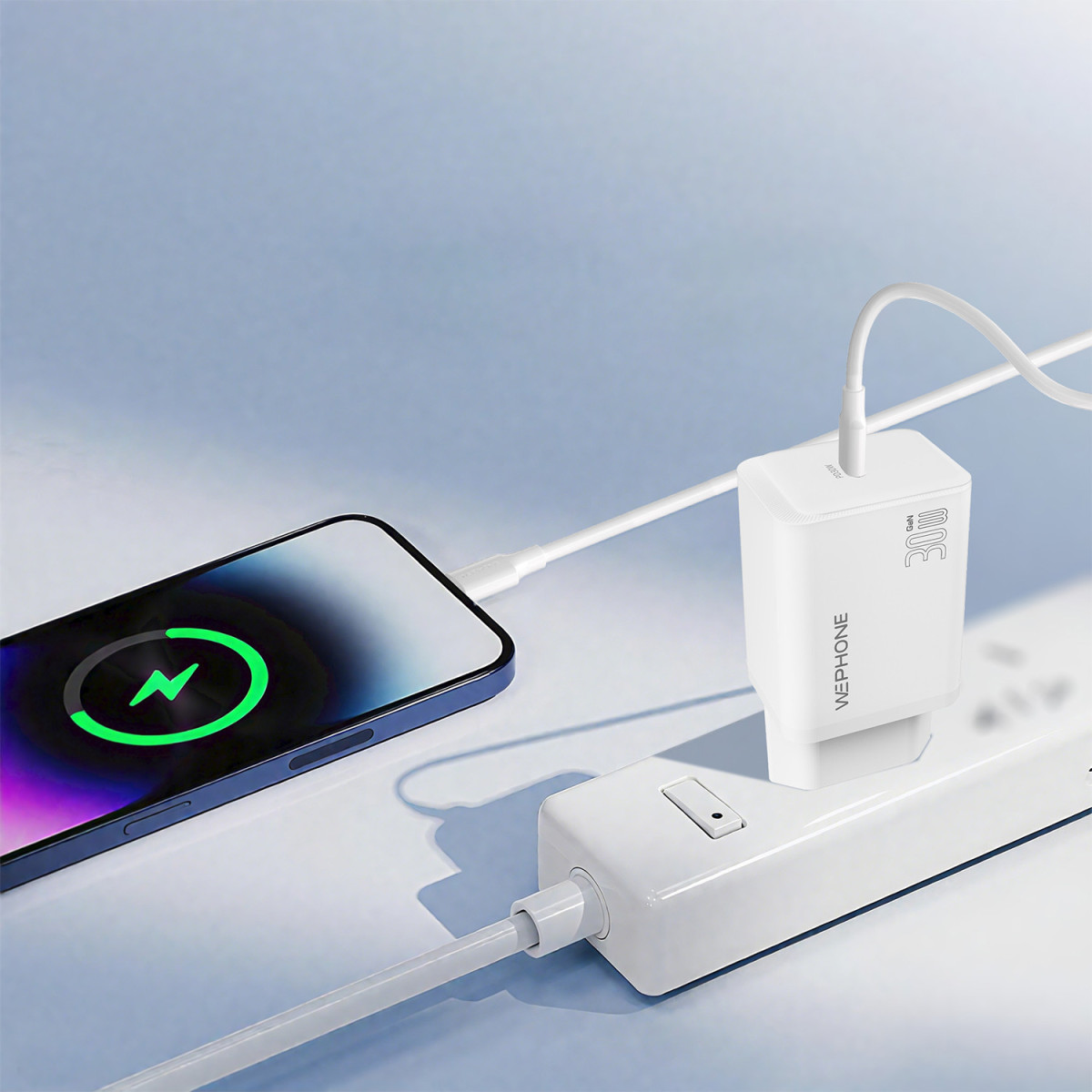 Cargador USB-C de 30W + Cable USB-C a USB-C...
