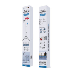 Trípode Profesional Wephone WC17 – Extensible hasta 2,1 m... 2