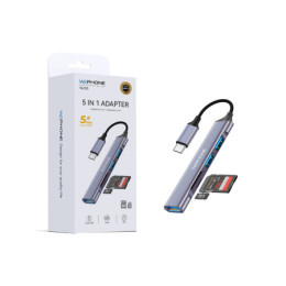Hub Adaptador 5 en 1 Wephone WJ05 – USB-C a 3x USB 3.0...
