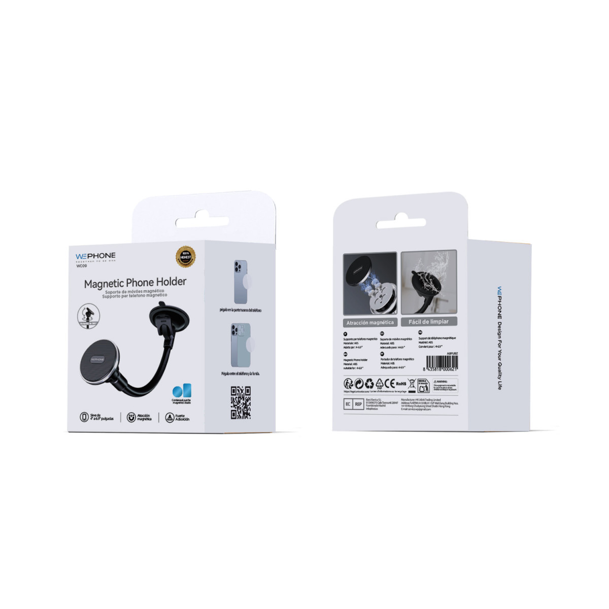 Soporte Magnético de Ventosa Wephone WC09 –...