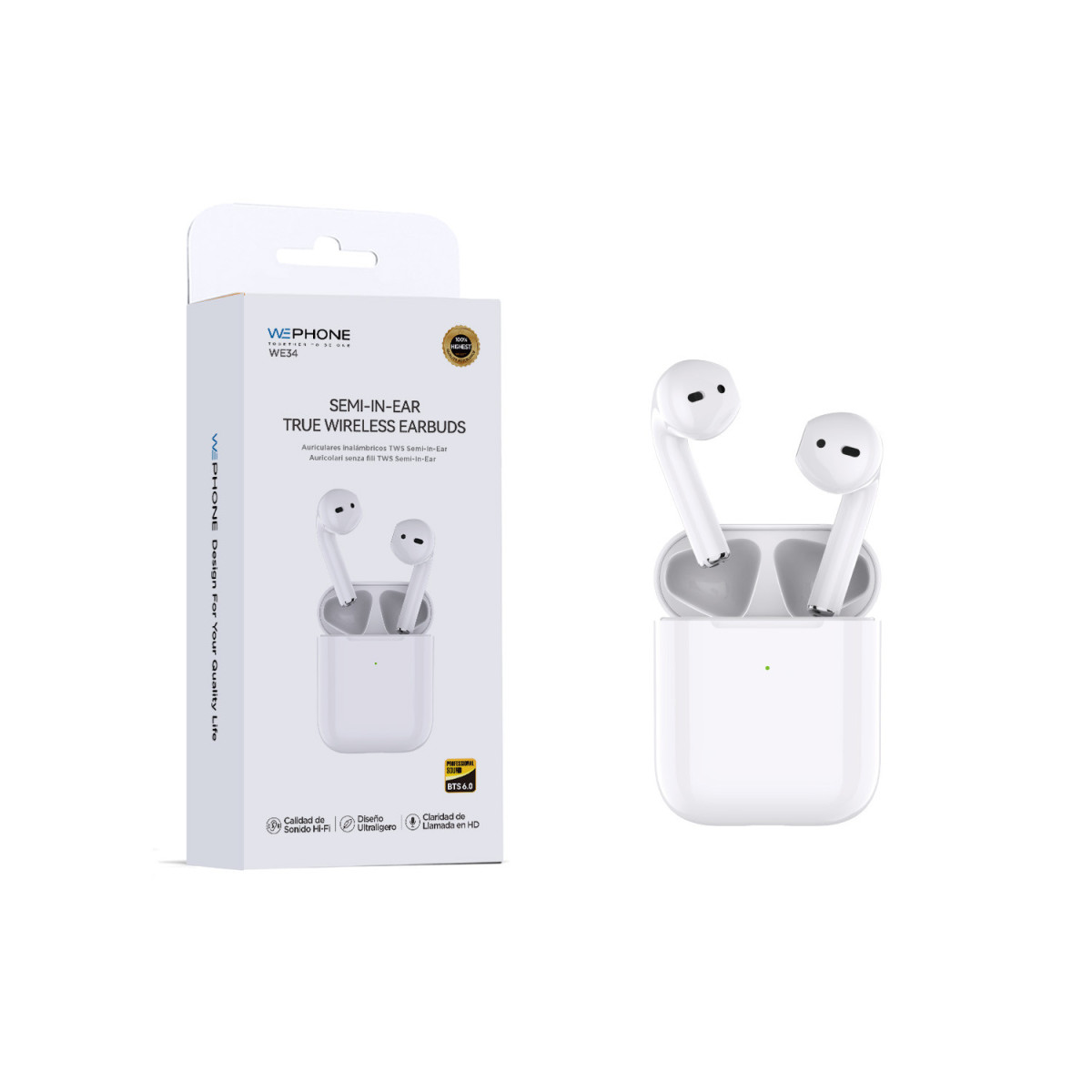 Auriculares Inalámbricos Wephone WE34...