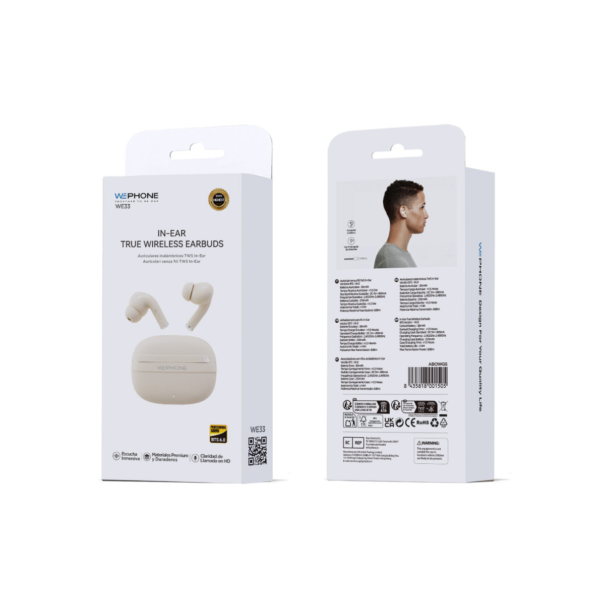 Auriculares Deportivos Wephone WE33 –...