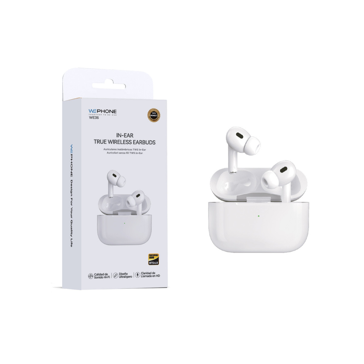 Auriculares Inalámbricos Wephone WE36 In-Ear –...