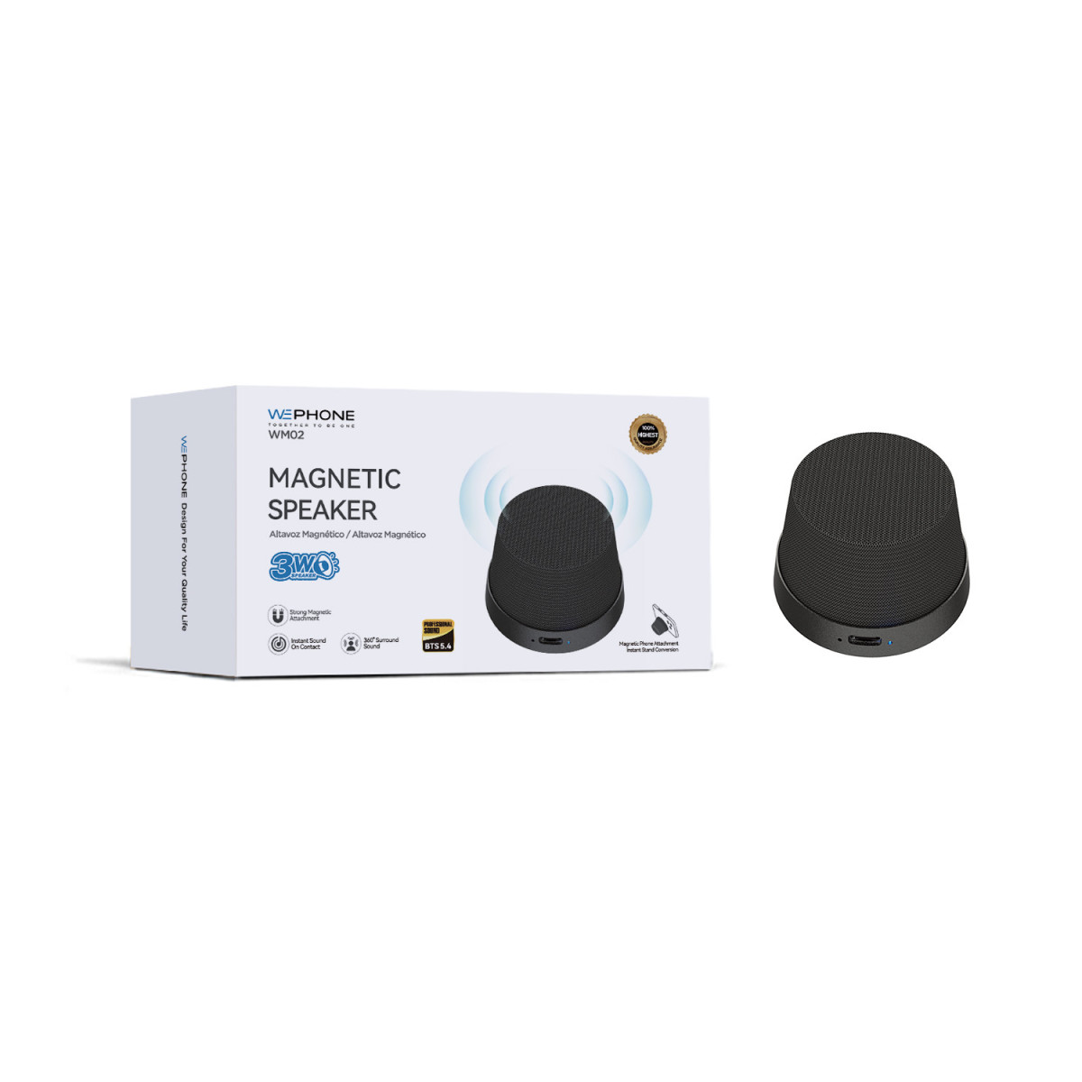 Mini Altavoz Bluetooth Magnético WM02 -...