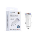Cargador de Coche Wephone WB01 Dual – USB-C PD 20W + USB-A QC 3.0 18W Blanco