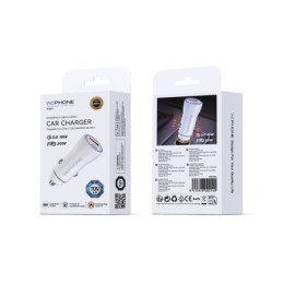 Cargador de Coche Wephone WB01 Dual – USB-C PD 20W +... 2