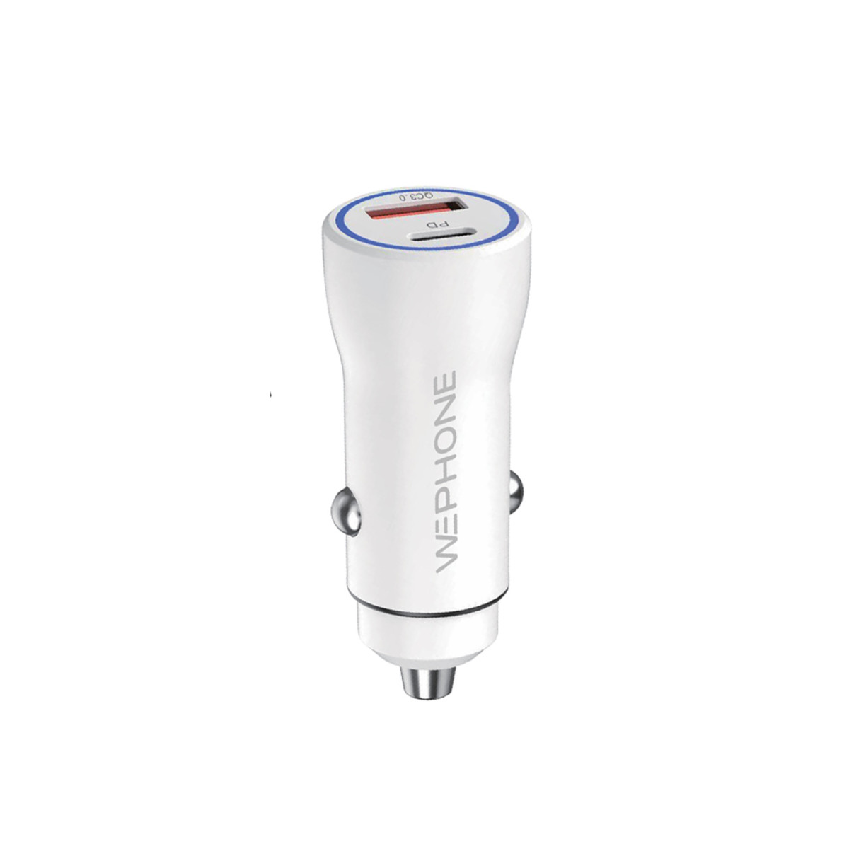 Cargador de Coche Wephone WB01 Dual – USB-C PD...