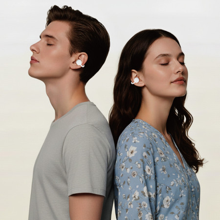 Auriculares Inalámbricos Wephone WE32 Open Ear – Bluetooth 5.0 Sonido 360° Blanco