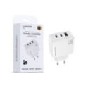 Cargador de Pared Wephone WA14 GaN 65W Triple – 2x USB-C PD + USB-A Blanco