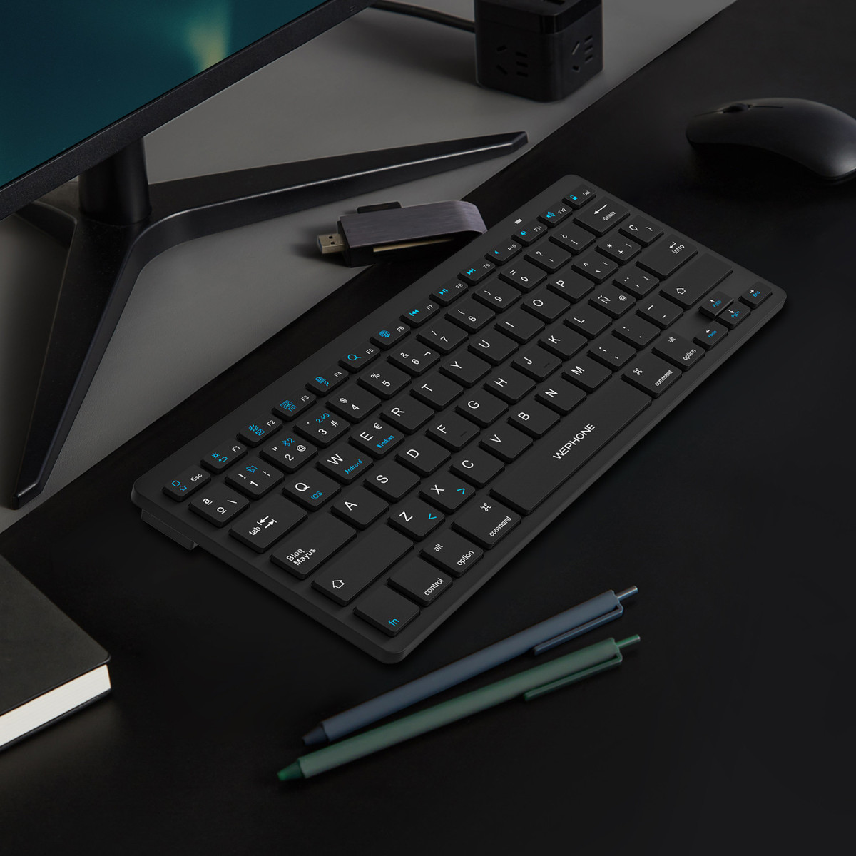 Teclado Inalámbrico Wephone WO01 Dual Mode –...