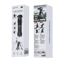 Trípode Profesional Wephone WC18 – 1,78 m – Rotación... 2