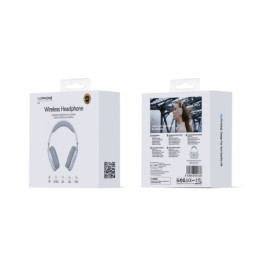 Auriculares Inalámbricos Wephone D02 – Audio 3D · Bluetooth 5.4 con Autonomía de 30 Horas (Plata) 2