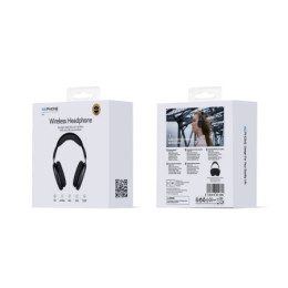 Auriculares Inalámbricos Wephone D02 – Audio 3D · Bluetooth 5.4 con Autonomía de 30 Horas (Negro) 2