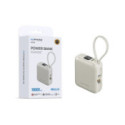 Power Bank Mini Wephone WF06 10000mAh – Carga Rápida 22.5W con Cables Integrados