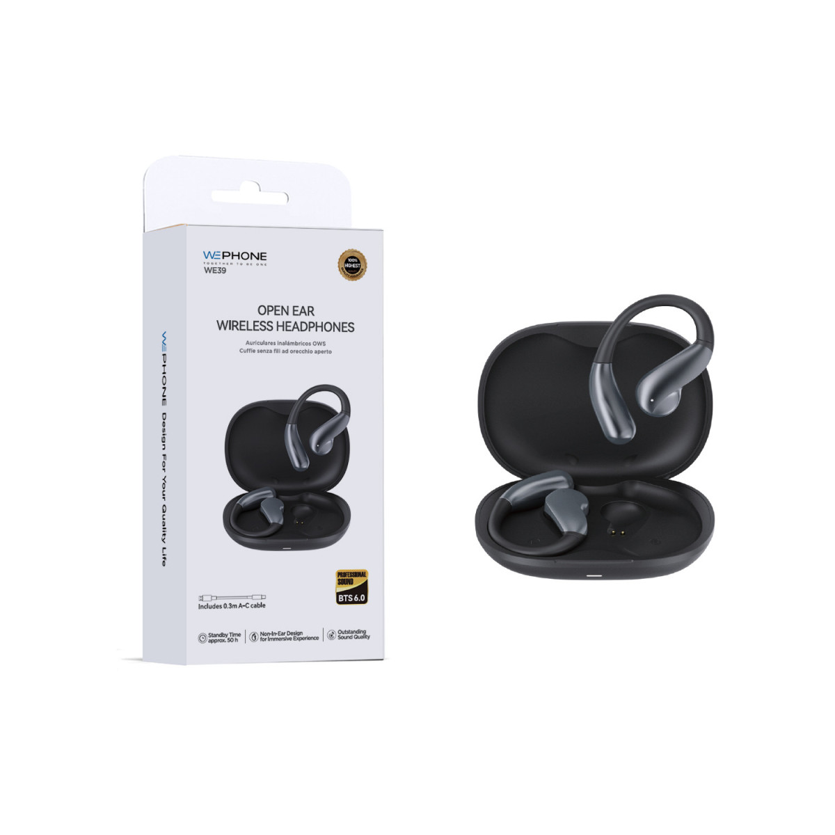 Auriculares WE39 Inalámbricos Open-Ear -...