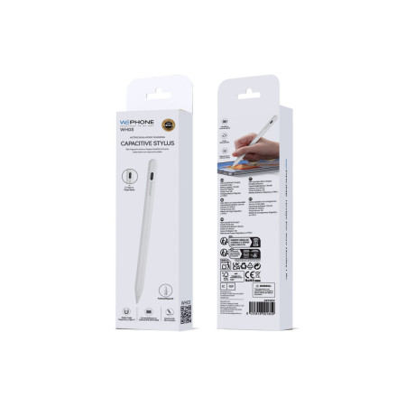 Lápiz Óptico Profesional WH03 – Carga Híbrida (Magnética e Inalámbrica) para iPad