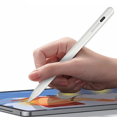 Lápiz Óptico Profesional WH03 – Carga Híbrida (Magnética e Inalámbrica) para iPad
