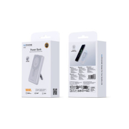Power Bank Magnética Wephone WF05 10000mAh – Carga Inalámbrica 15W con Soporte Integrado 2