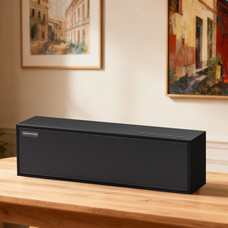 Altavoz de Madera Bluetooth WM01 - Sonido Hi-Fi 20W y Efecto Surround 3D
