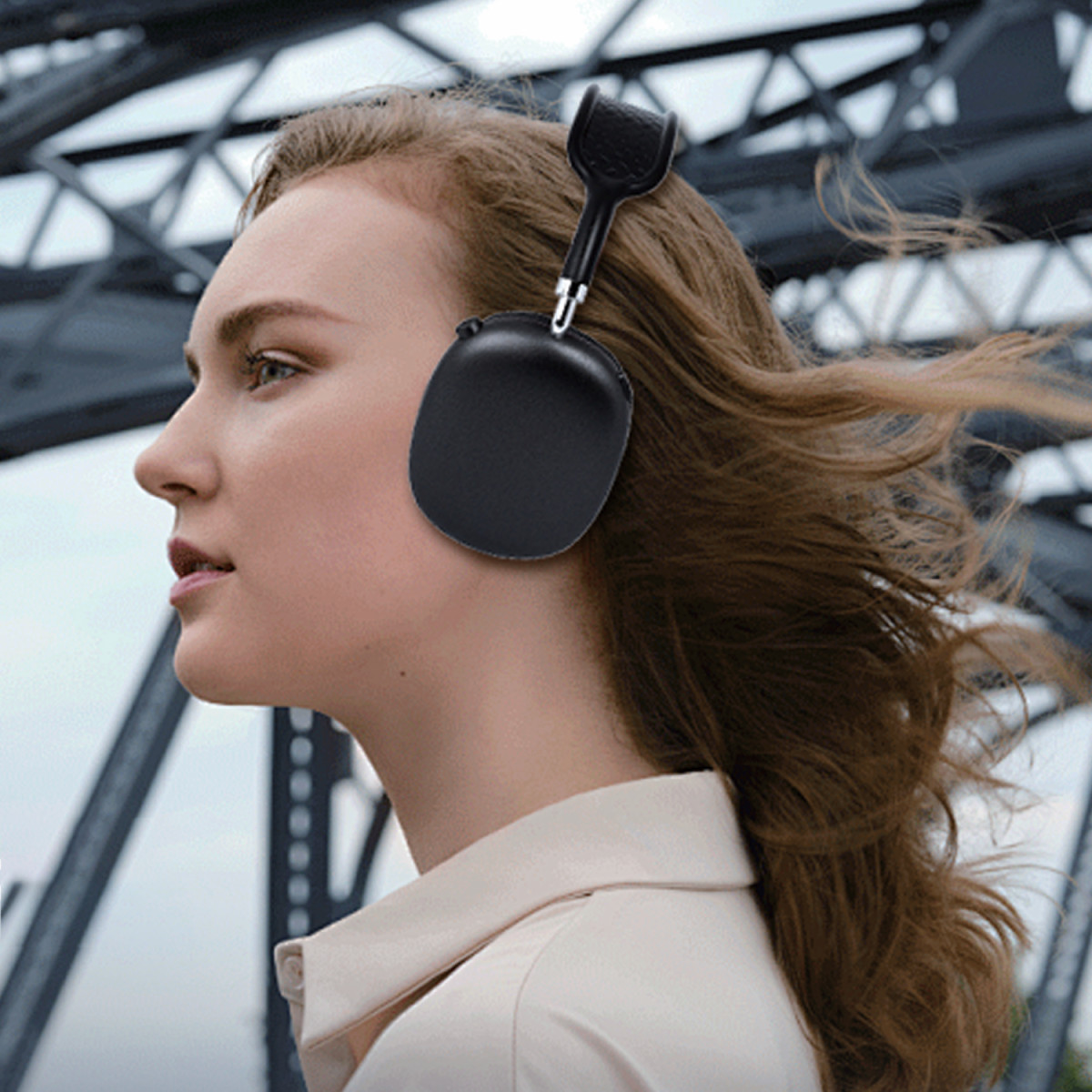 Auriculares Inalámbricos Wephone D02 – Audio 3D · Bluetooth 5.4 con Autonomía de 30 Horas (Negro)