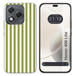 Funda Silicona para Huawei Honor 400 Lite 5G diseño Lines...
