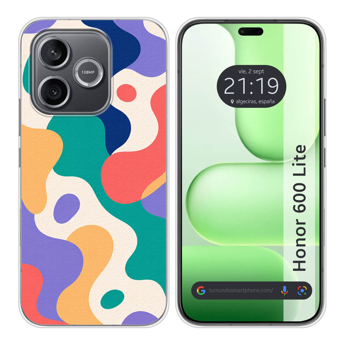 Funda Silicona para Huawei Honor 600 Lite 5G...
