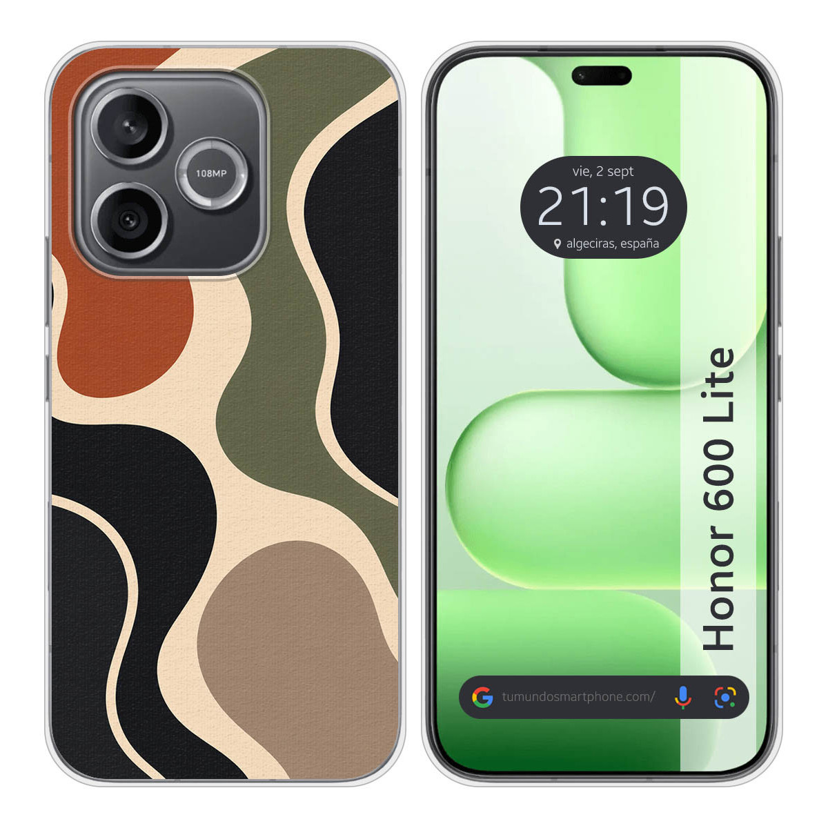 Funda Silicona para Huawei Honor 600 Lite 5G...