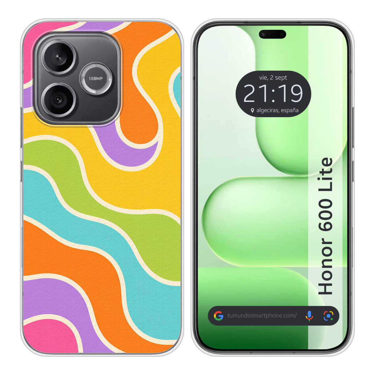 Funda Silicona para Huawei Honor 600 Lite 5G...