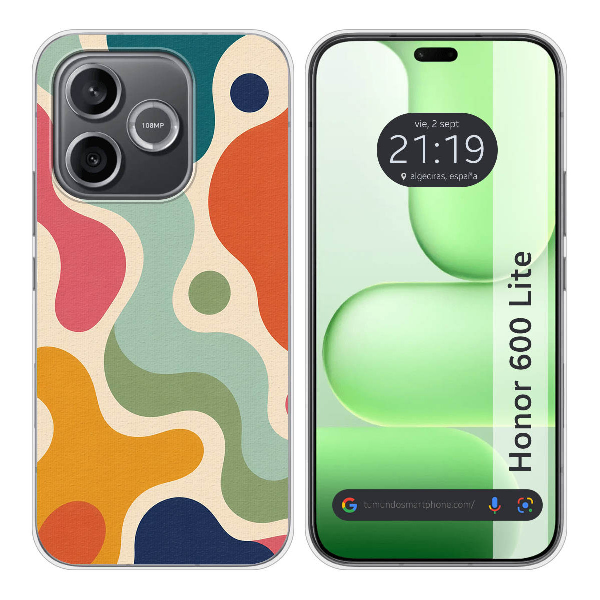 Funda Silicona para Huawei Honor 600 Lite 5G...