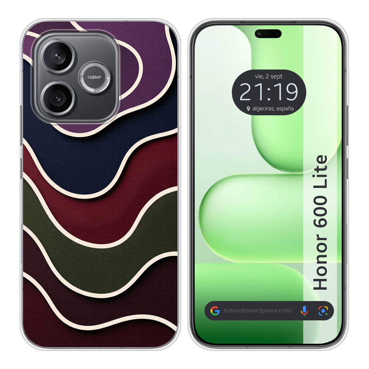 Funda Silicona para Huawei Honor 600 Lite 5G...