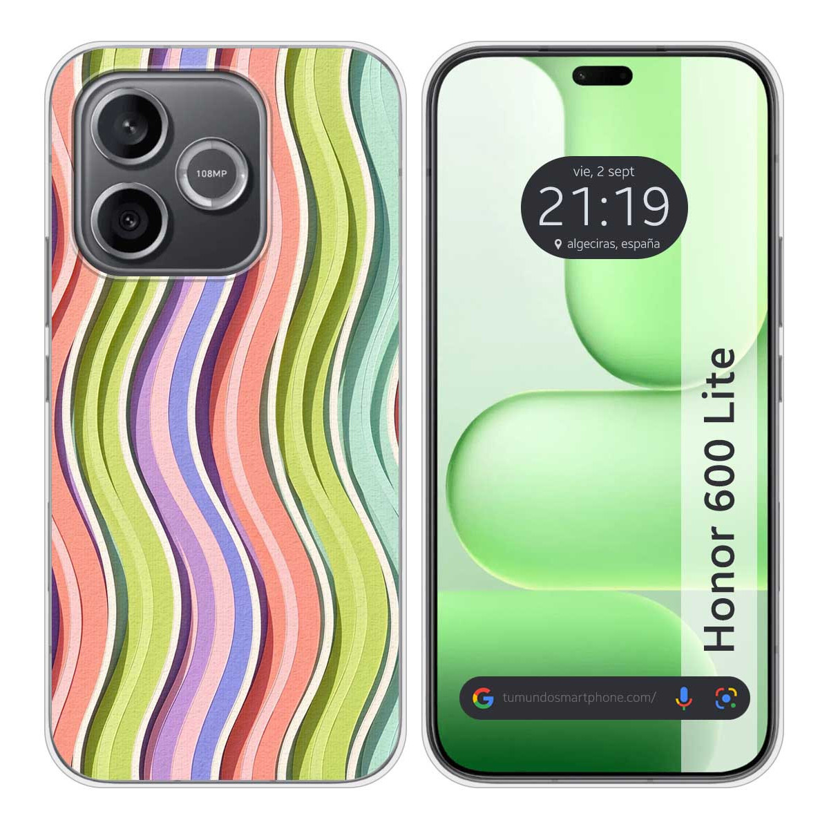 Funda Silicona para Huawei Honor 600 Lite 5G...