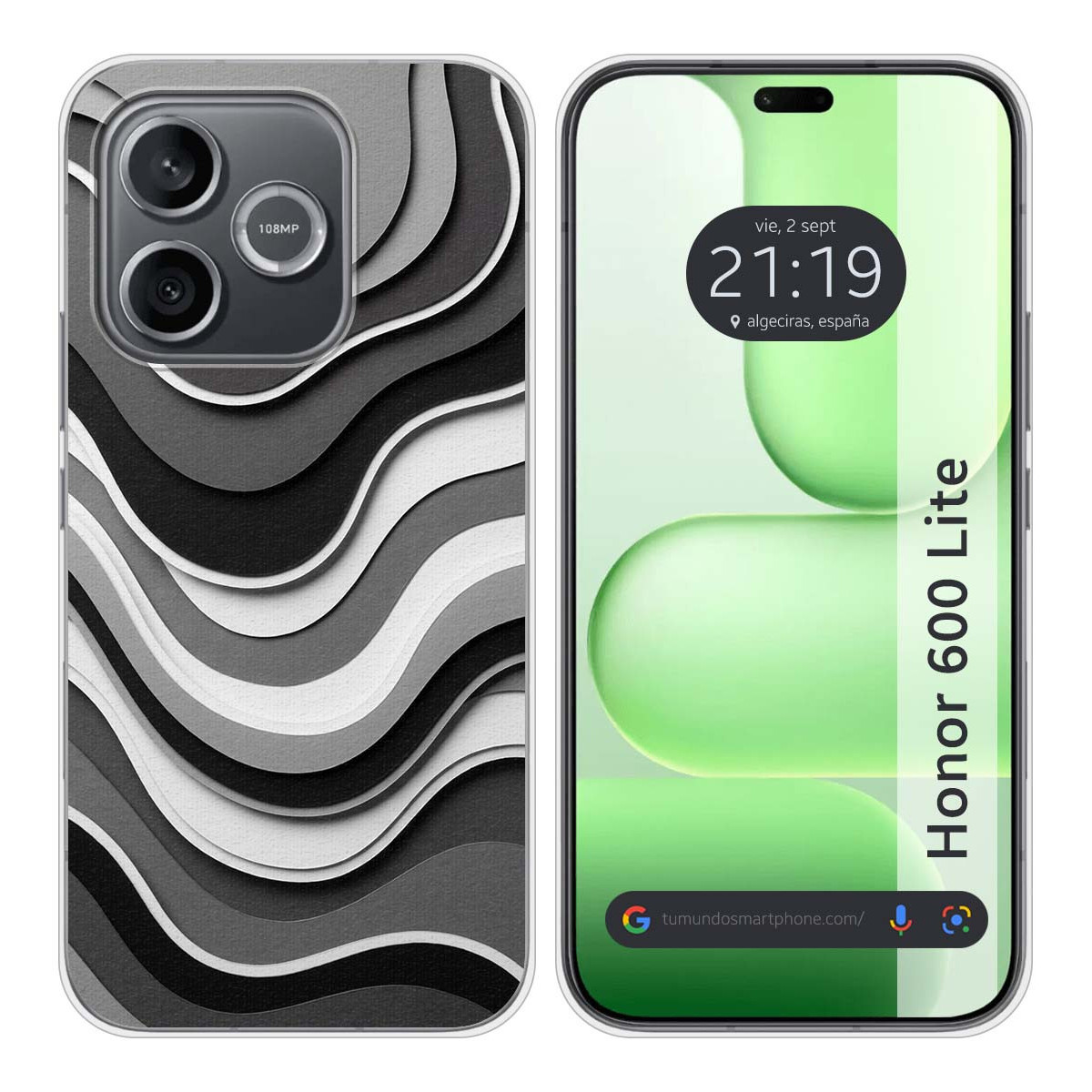Funda Silicona para Huawei Honor 600 Lite 5G...